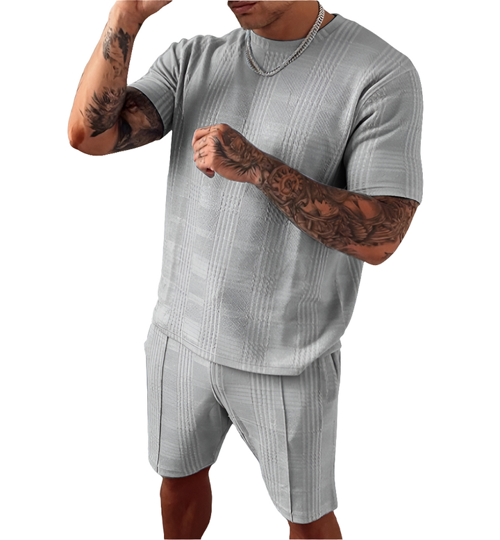 Giuseppe | Heren Luxe Zomerset | Trendy Mannen Shirt & Broek Set