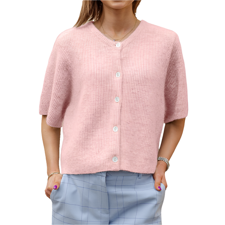 Yael | Elegante Dames Vest | Streetwear Vest Met Korte Mouwen