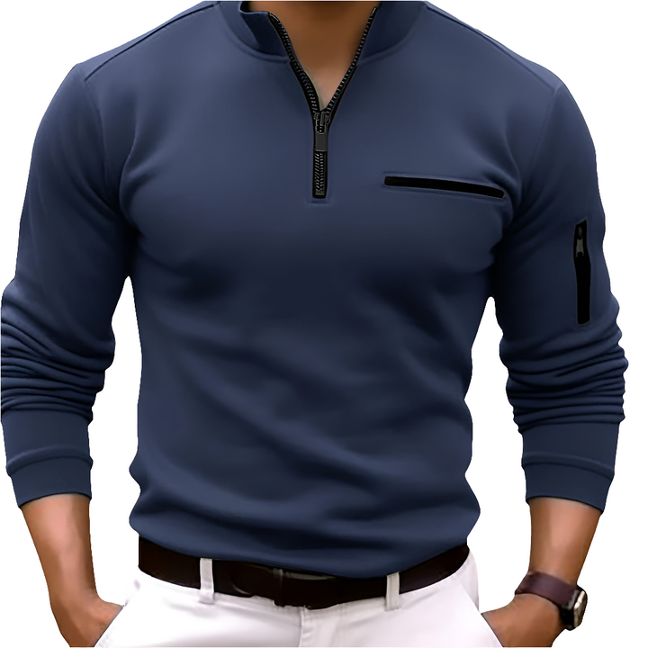 Tommy I Heren Polo Met Kwart Rits | Stijl En Comfort