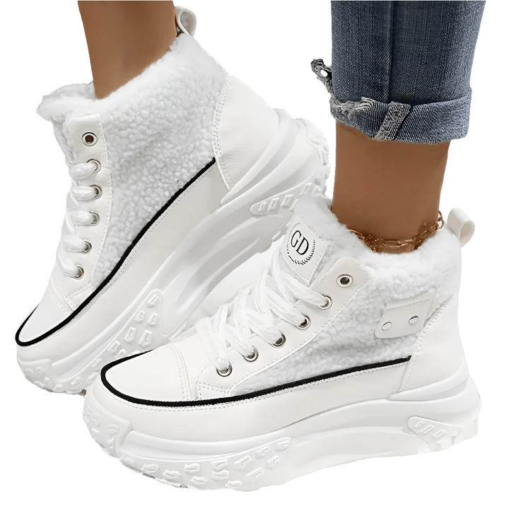 Valentina | Dames Laarzen | Waterdichte Pluche Enkellaarsjes | Warm & Trendy