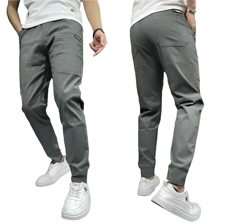 Milo | Comfortabele Heren Broek | Stretchy Cargo Broek