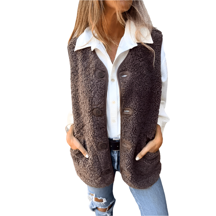 Maxime | Dames Kleding | Trendy Warme Gilet Voor Dames | Stijlvol in de Winter