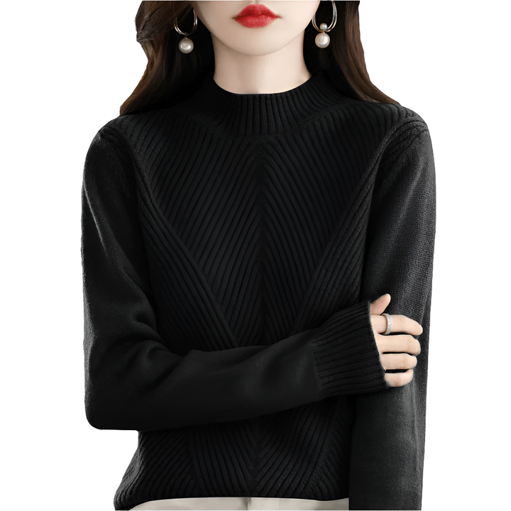 Anna | Stijlvolle Effen Cashmere Trui | Dames Sweater | Jumper Vest