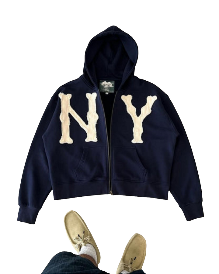 Yurr | Unisex Dames en Heren Vest | Full Zip Hoodie Jacket Cardigan met Rits