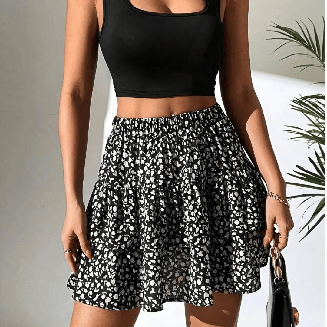 Bente | Zomerrok | Vrolijke Mini Dames Rok - Sorata