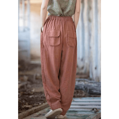 Brckz - Linnen Broek Dames - Comfortabel & Lichtgewicht - Zomerstijl - Sorata