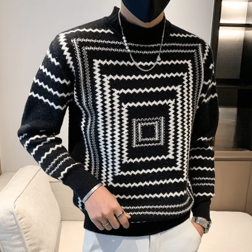 Cane | Gebreide Warme Heren Trui met Eigentijdse Look | Comfortabel & Trendy - Sorata
