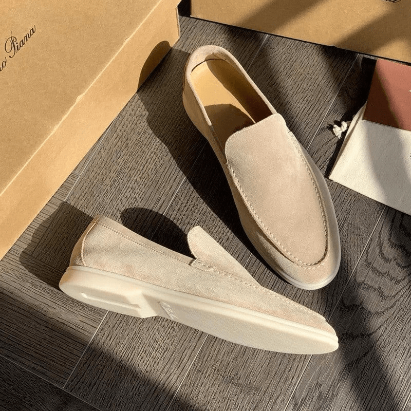 Carlos | Klassieke Suède Loafers voor Heren | Elegant, Chic & Comfortabel - Sorata