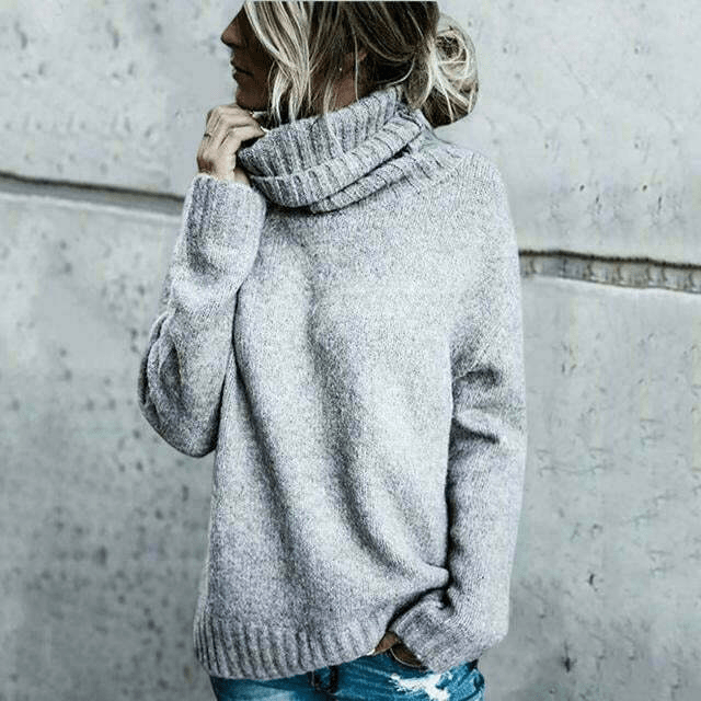 Cato | Comfortabele Oversized Wollen Coltrui | Dames Sweater | Jumper Vest - Sorata