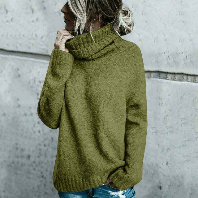 Cato | Comfortabele Oversized Wollen Coltrui | Dames Sweater | Jumper Vest - Sorata