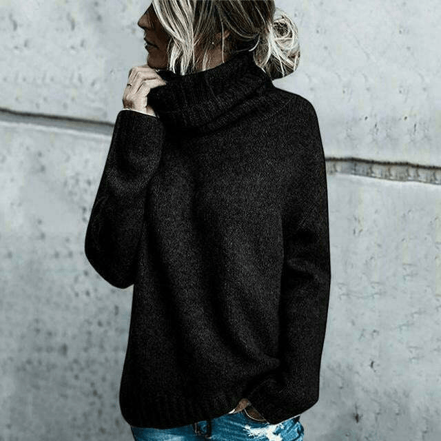 Cato | Comfortabele Oversized Wollen Coltrui | Dames Sweater | Jumper Vest - Sorata