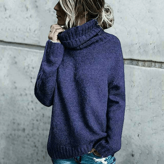 Cato | Comfortabele Oversized Wollen Coltrui | Dames Sweater | Jumper Vest - Sorata