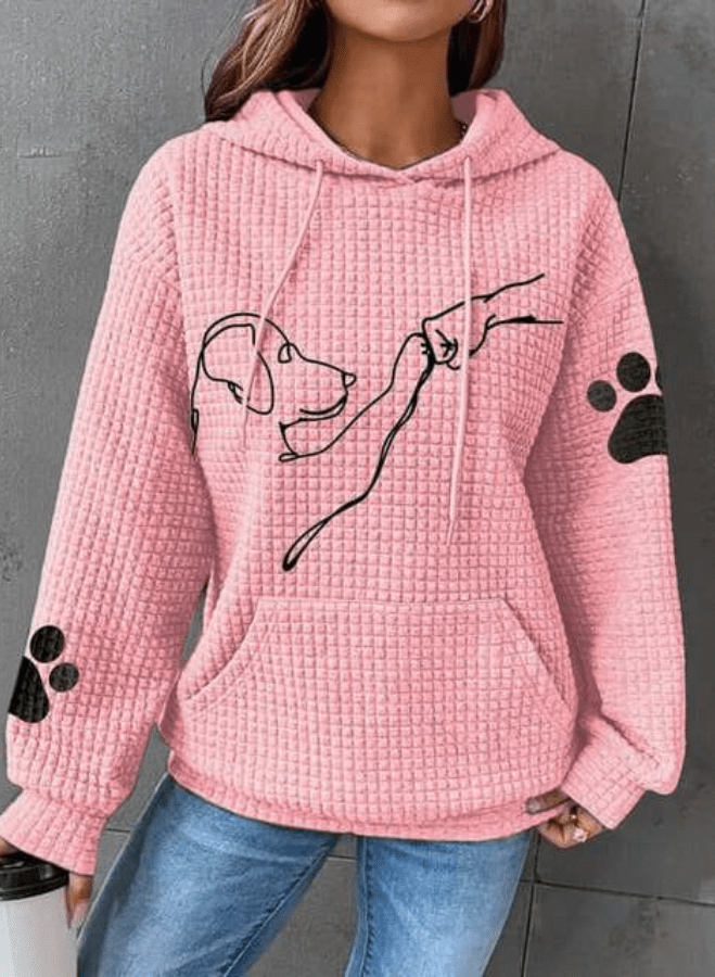 Cherry | Warme Sweater Met Capuchon | Dames Hoodie | Vest Trui - Sorata