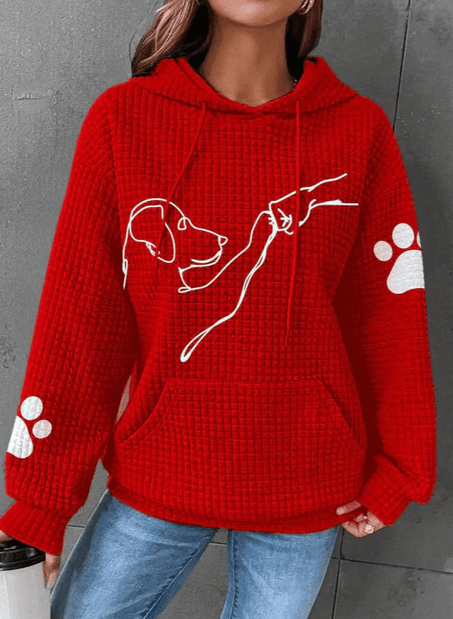 Cherry | Warme Sweater Met Capuchon | Dames Hoodie | Vest Trui - Sorata