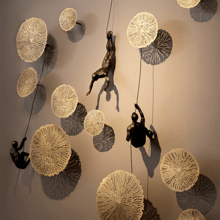 ClimberArt | Klim Sculptuur | Interieur Woondecoratie | Eyecatcher | Uniek Wanddecoratie - Sorata