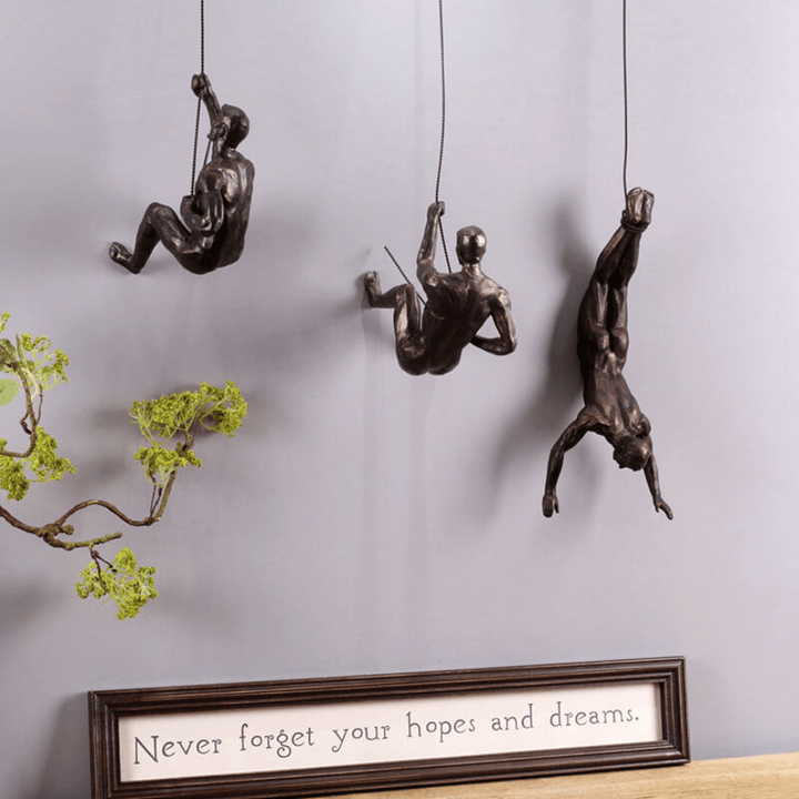 ClimberArt | Klim Sculptuur | Interieur Woondecoratie | Eyecatcher | Uniek Wanddecoratie - Sorata