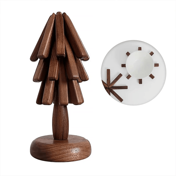 Coasters | Ambachtelijke Houten Onderzetters | Duurzaam Materiaal | Eenvoudig Te Reinigen - Sorata
