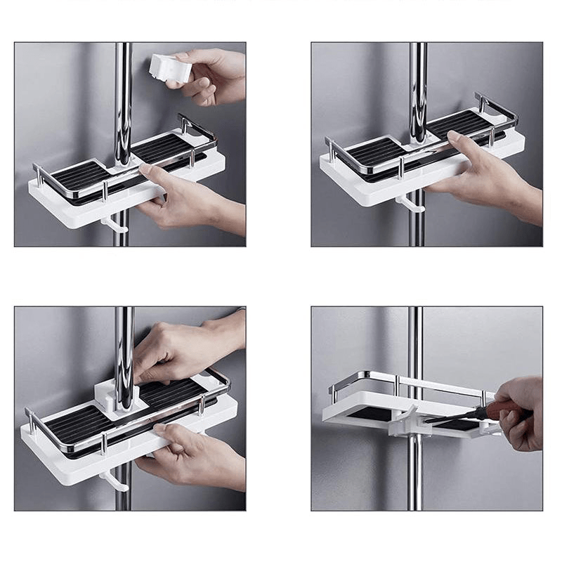 Damar | Stijlvolle En Duurzame Badkamer Organizer | Hoogwaardig ABS - Materiaal - Sorata