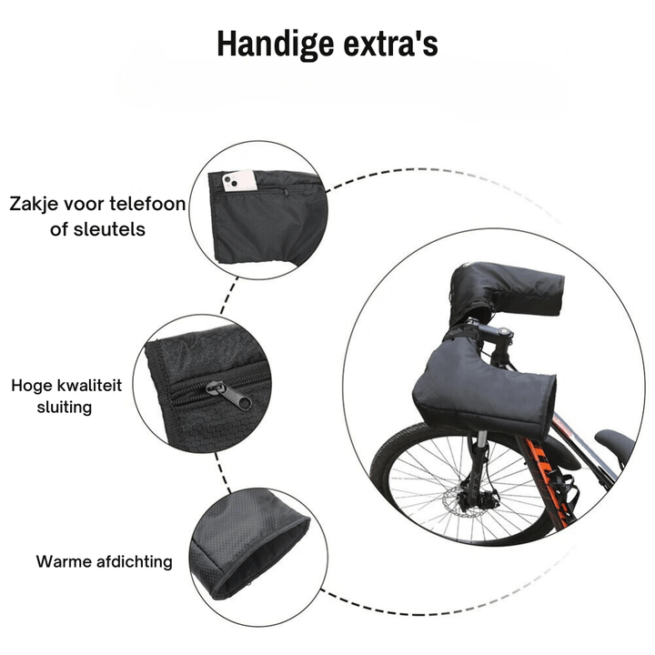 Damar | Tochtvrije Handschoenen Voor Fietsbescherming | Winddicht - Sorata