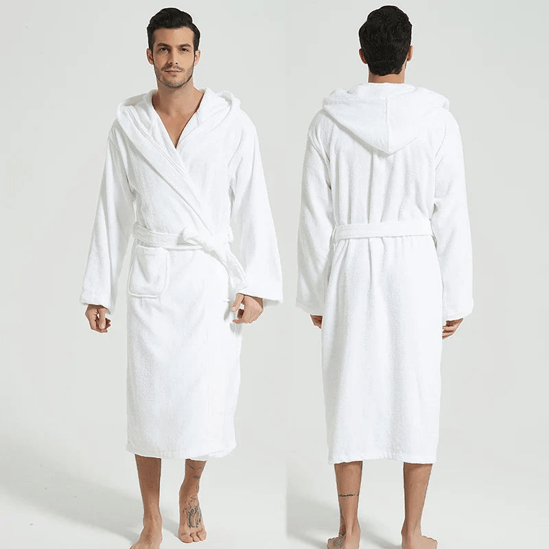 Dayra | Luxe Badjas Met Capuchon | Ademend Materiaal | Extra Comfort - Sorata