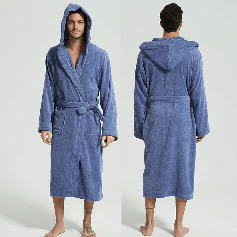 Dayra | Luxe Badjas Met Capuchon | Ademend Materiaal | Extra Comfort - Sorata