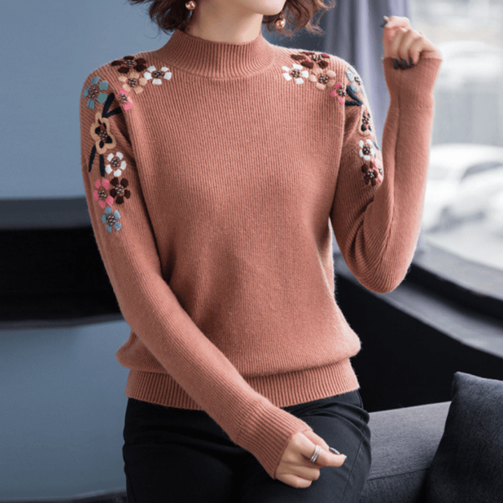 Debora | Elegante Bloesem Trui | Jumper Sweater | Dames Vest - Sorata