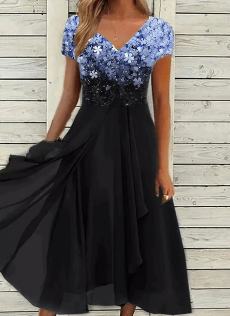 Delphine | Elegante Chiffon Dames Jurk | Casual & Comfortabel - Sorata