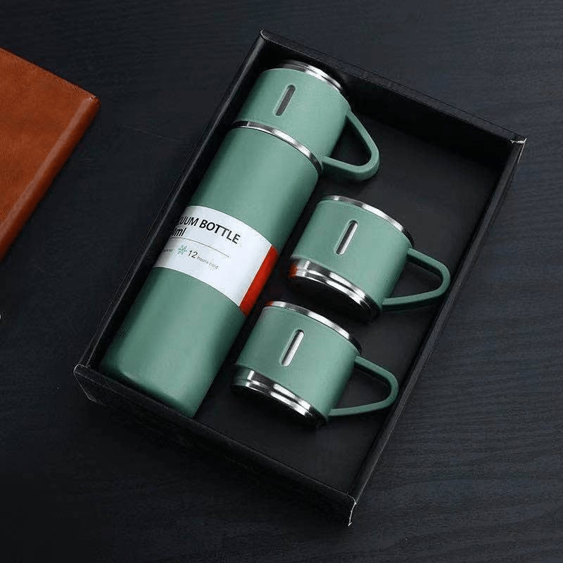 Demor | Roestvrije Thermoskan | Lekvrije Ontwerp | Houdt Je Drank Lang Warm Of Koud - Sorata