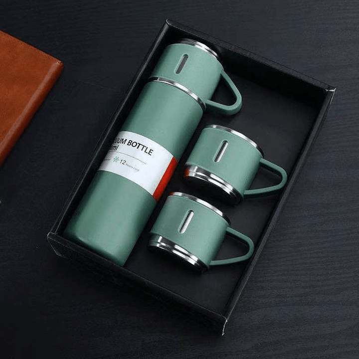 Demor | Roestvrije Thermoskan | Lekvrije Ontwerp | Houdt Je Drank Lang Warm Of Koud - Sorata