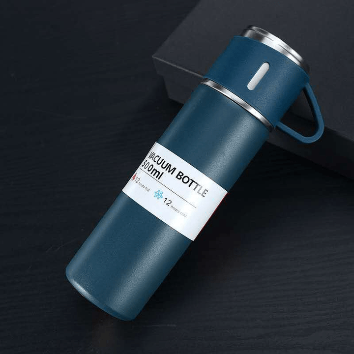 Demor | Roestvrije Thermoskan | Lekvrije Ontwerp | Houdt Je Drank Lang Warm Of Koud - Sorata