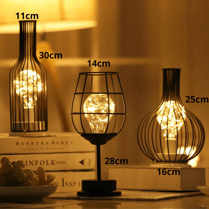 Demora | Luxe Draadloze LED Tafellamp | Geen Kabels Nodig - Sorata