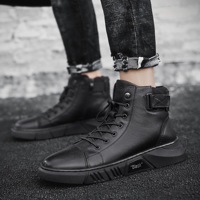 Dimma | Robust Zwarte Heren Schoenen | Hoogwaardig Materiaal - Sorata