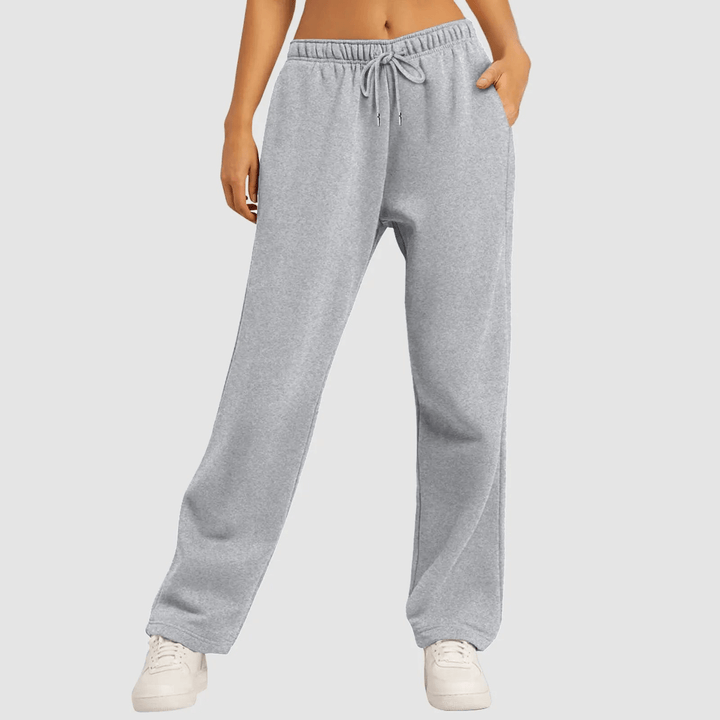Disha | Dames Broek | Comfortabele Joggingbroek Met Wijde Pijpen - Sorata