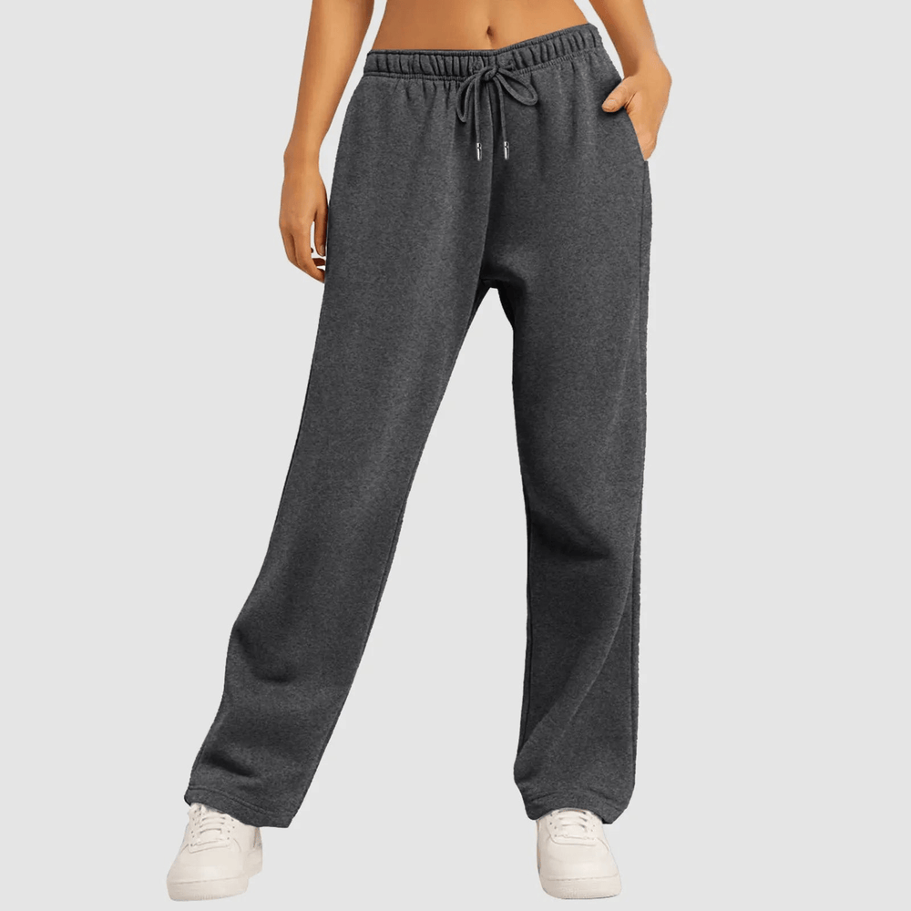 Disha | Dames Broek | Comfortabele Joggingbroek Met Wijde Pijpen - Sorata