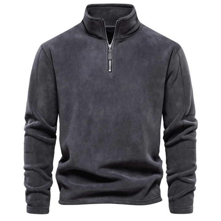 Don | Heren Fleece Half - Zip Trui | Casual Pullover Sweater - Sorata