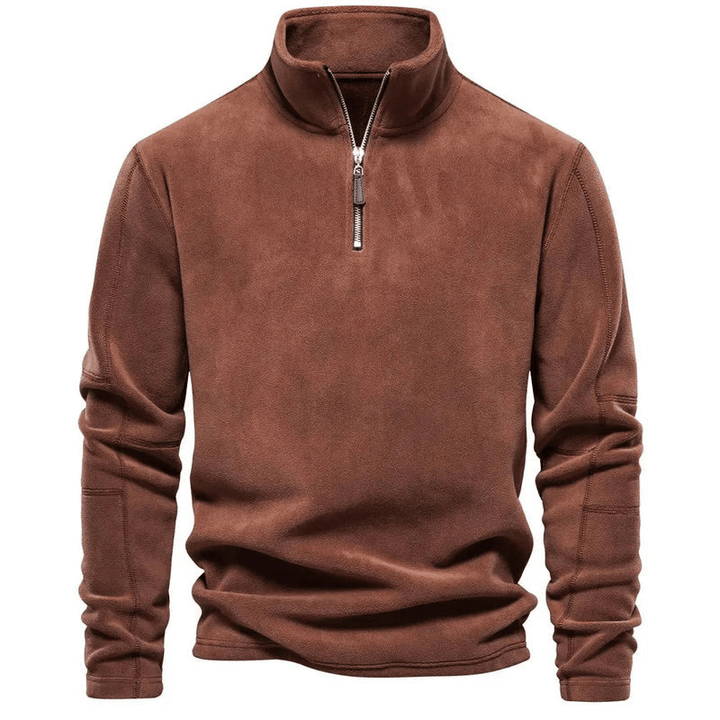Don | Heren Fleece Half - Zip Trui | Casual Pullover Sweater - Sorata