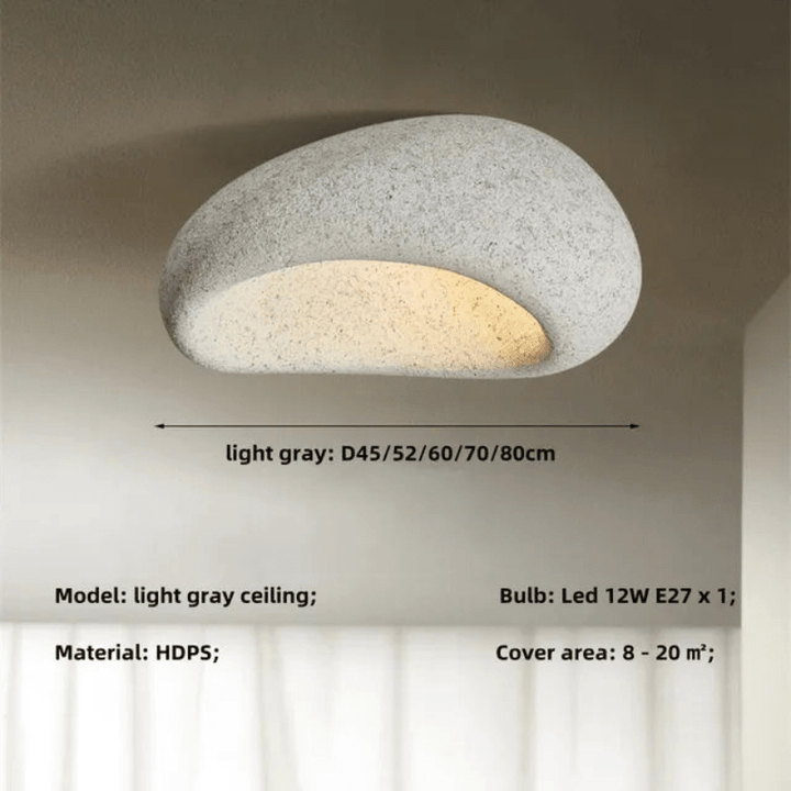 Doura | Wabi Sabi Plafondlamp | Uniek Ontwerp | Elegantie En Authenticiteit - Sorata