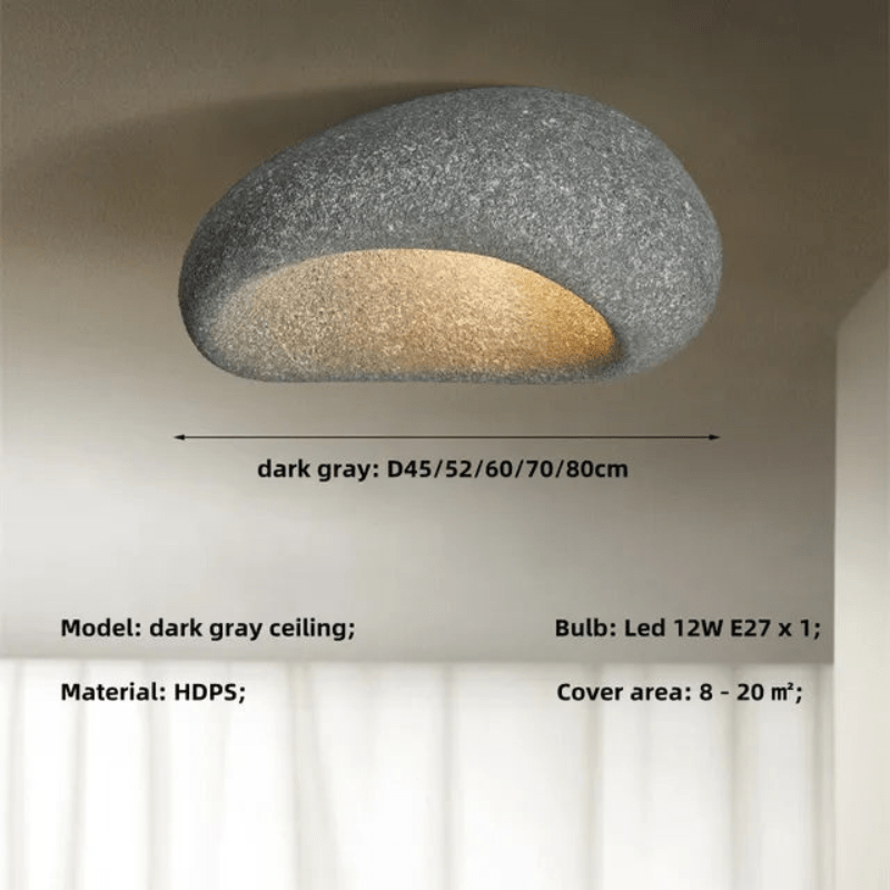 Doura | Wabi Sabi Plafondlamp | Uniek Ontwerp | Elegantie En Authenticiteit - Sorata