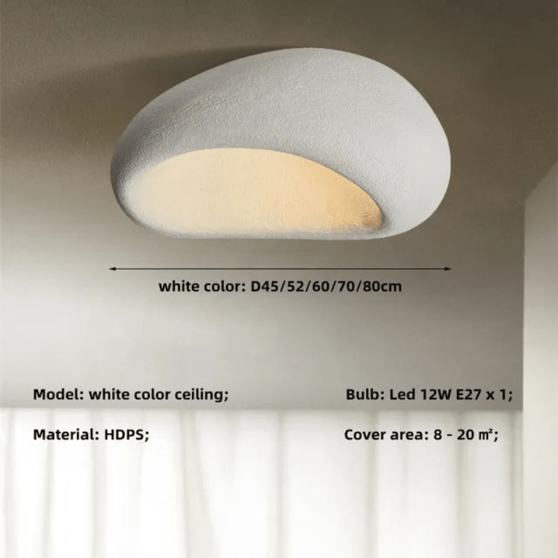 Doura | Wabi Sabi Plafondlamp | Uniek Ontwerp | Elegantie En Authenticiteit - Sorata