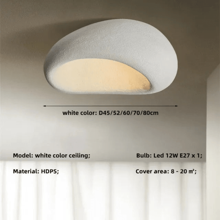 Doura | Wabi Sabi Plafondlamp | Uniek Ontwerp | Elegantie En Authenticiteit - Sorata