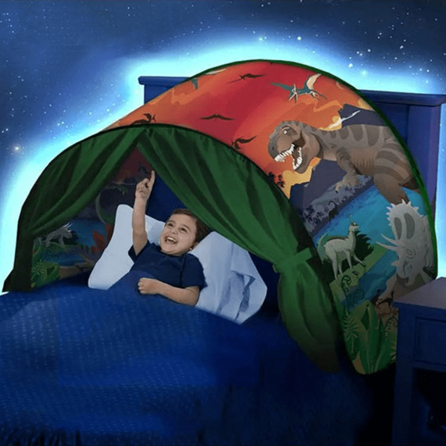 DreamWorld | Kinderbedtent | Creëer Magische Slaapavonturen | Gemakkelijke Installatie - Sorata