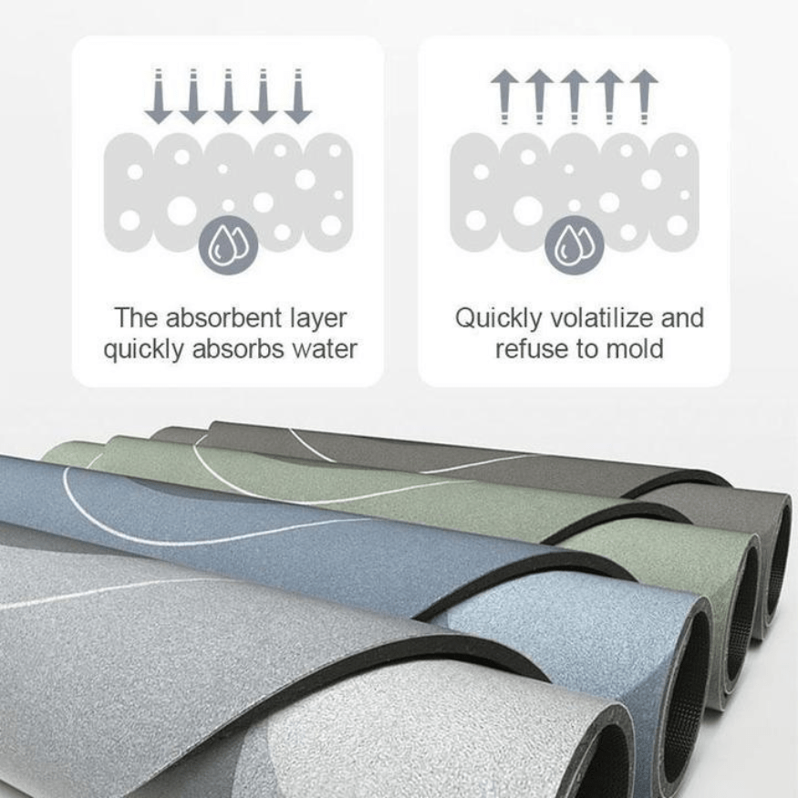 DryFluf | Super Absorberende Comfortabele Badkamermat | Zacht & Sneldrogend - Sorata