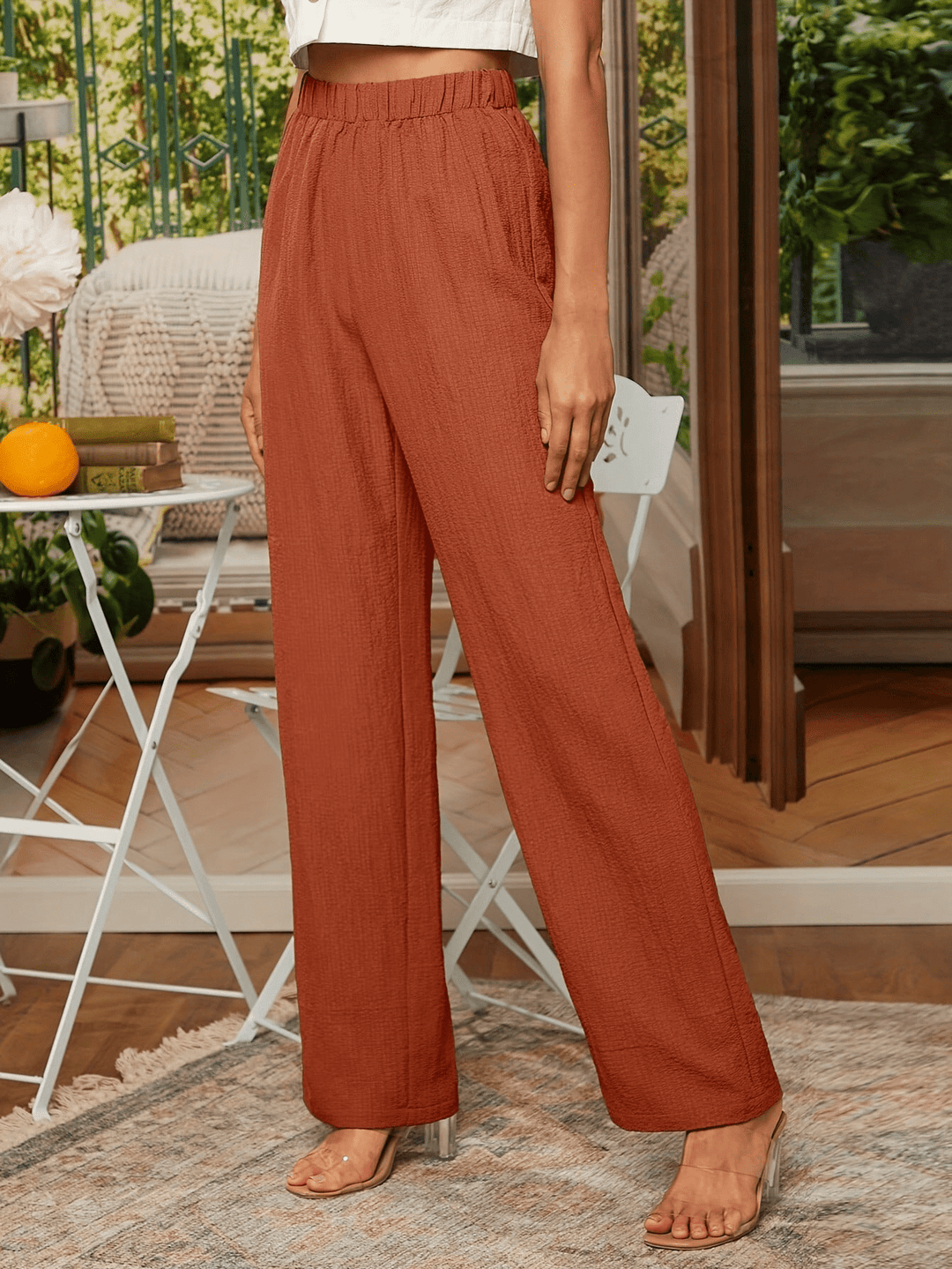 Elham | Wijde Dames Broek Met Stretch En Comfort - Sorata