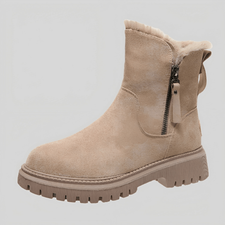 Elia | Warme Middelhoge Laarzen | Comfortabele Dames Winterlaarzen - Sorata