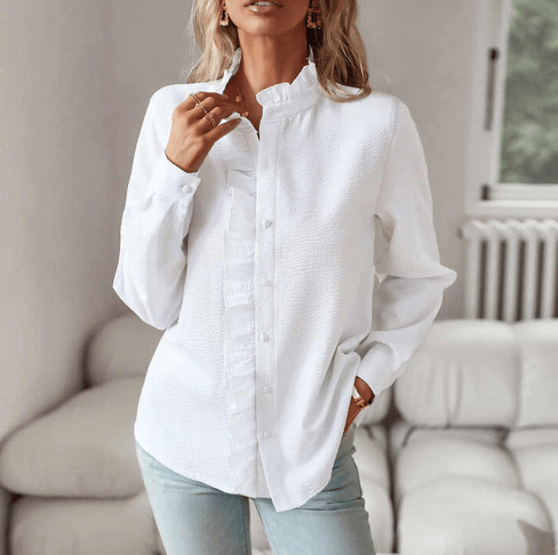 Eliana - Blouse Dames - Chic & Elegant - Moderne Details - Polyester - Sorata