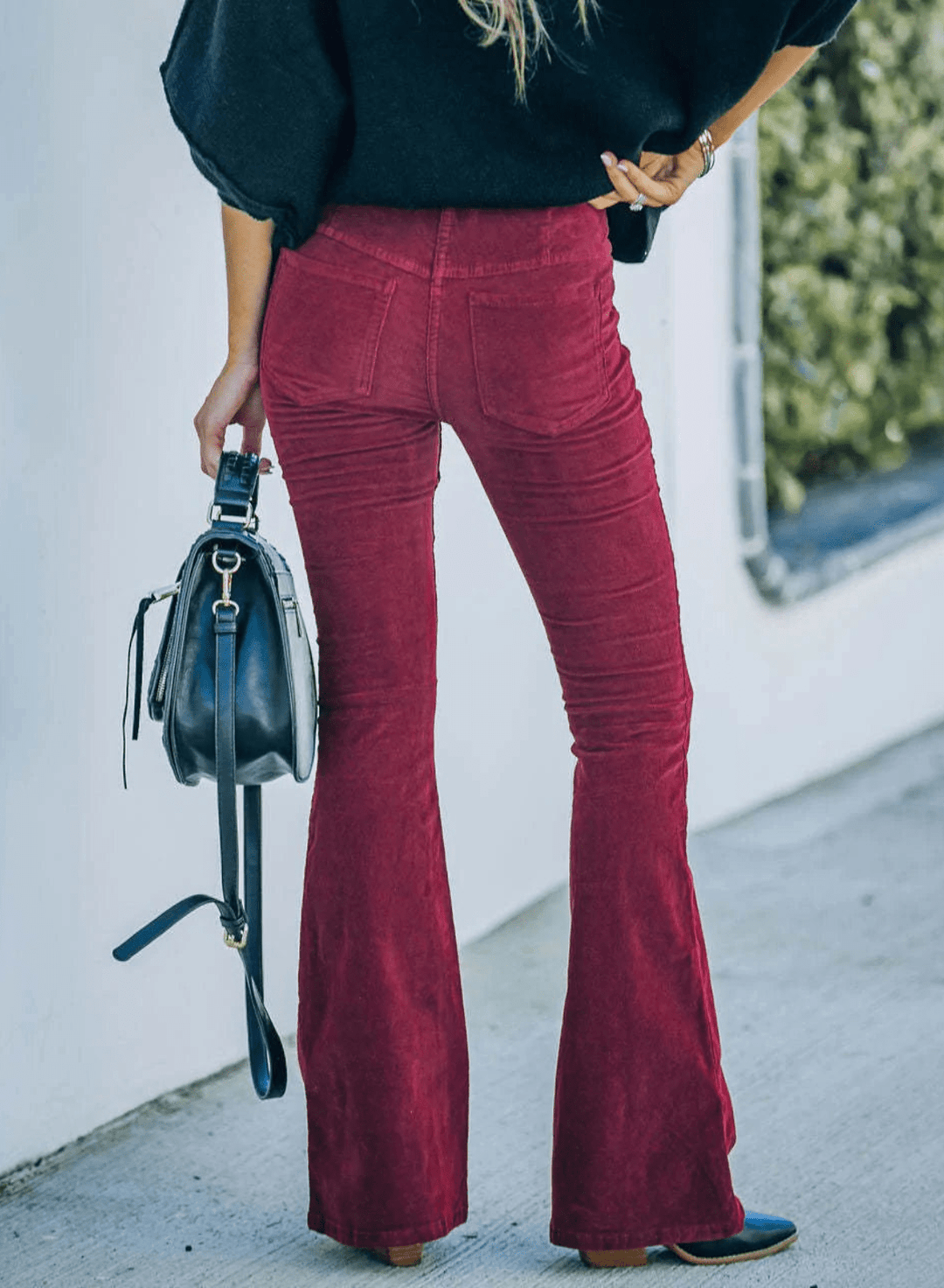 Elisi | Dames Broek | High Waist Flare Pants | Wijde Pijpen & Stretchstof - Sorata