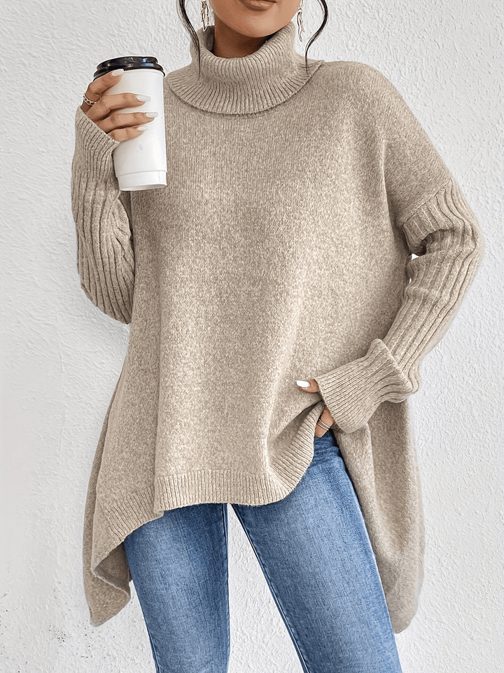 Ella | Casual Katoenen Coltrui | Dames Sweater | Jumper Vest - Sorata