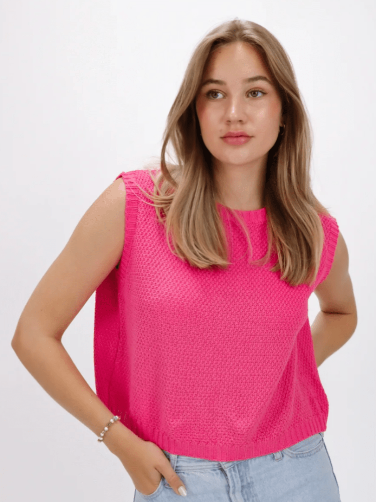 Ella | Cozy Knit Top | Mouwloze Dames Sweater | Jumper Vest - Sorata