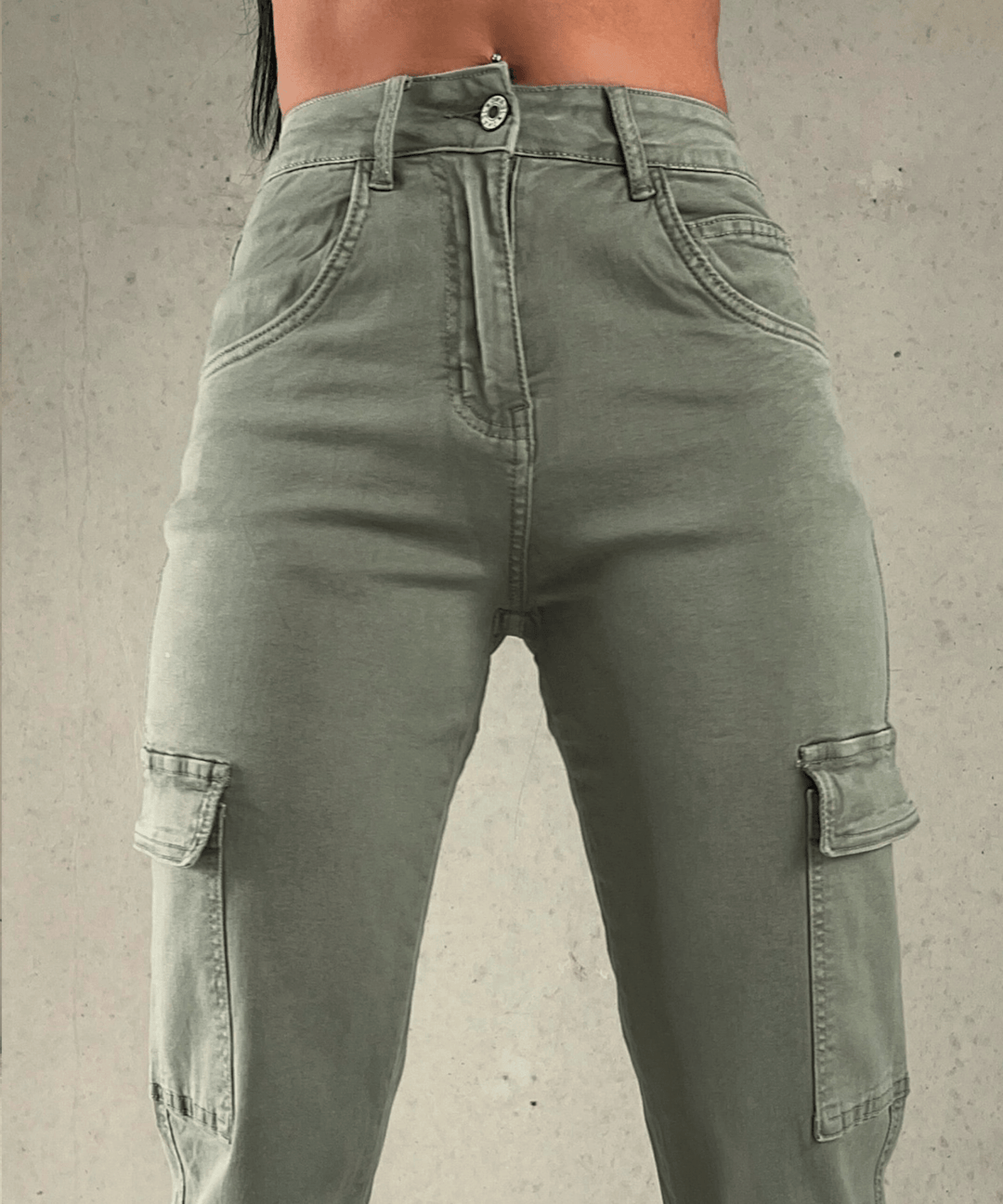 Elora - Cargo Broek Dames - Functionele Zakken - Trendy & Casual Outfit - Sorata