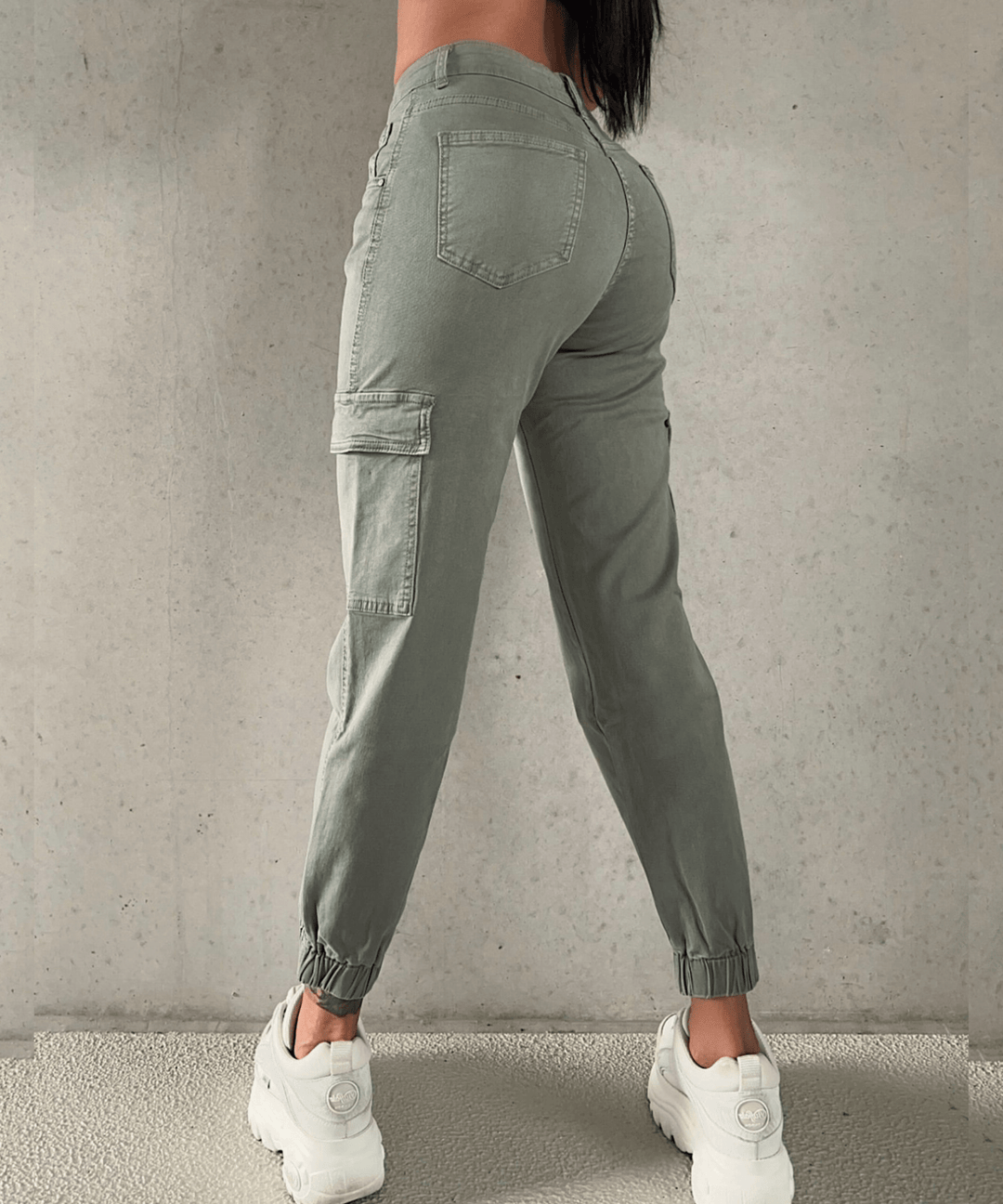 Elora - Cargo Broek Dames - Functionele Zakken - Trendy & Casual Outfit - Sorata